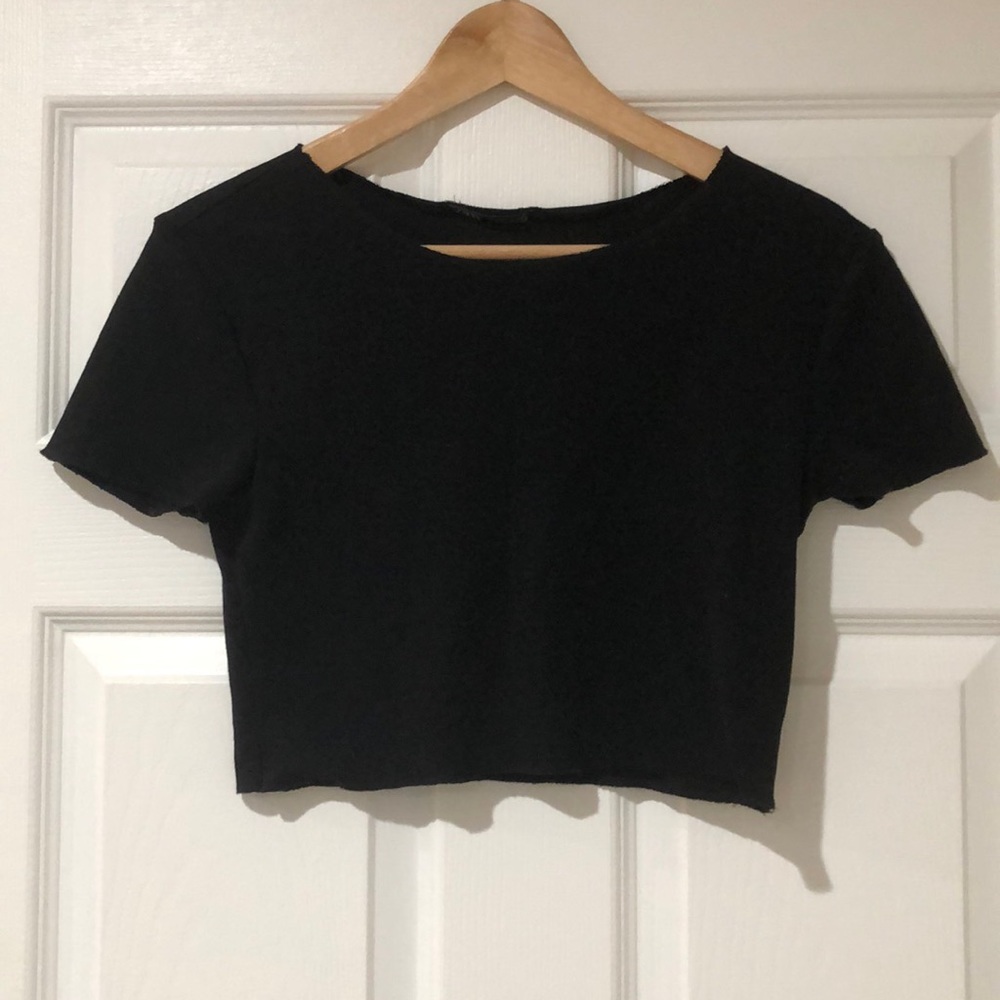 Black Crop Top